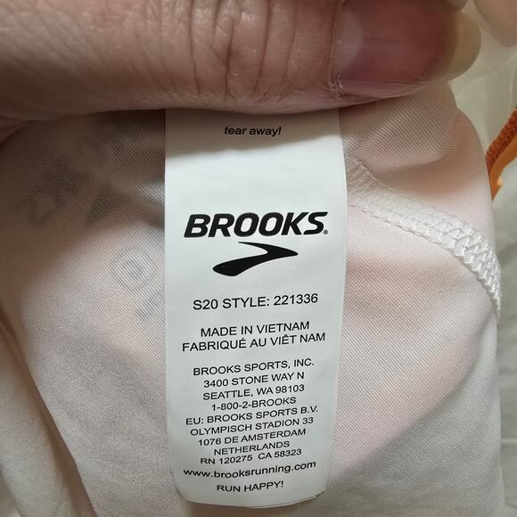 Brooks Chaser Skort in white/nectar large - Picture 11 of 13